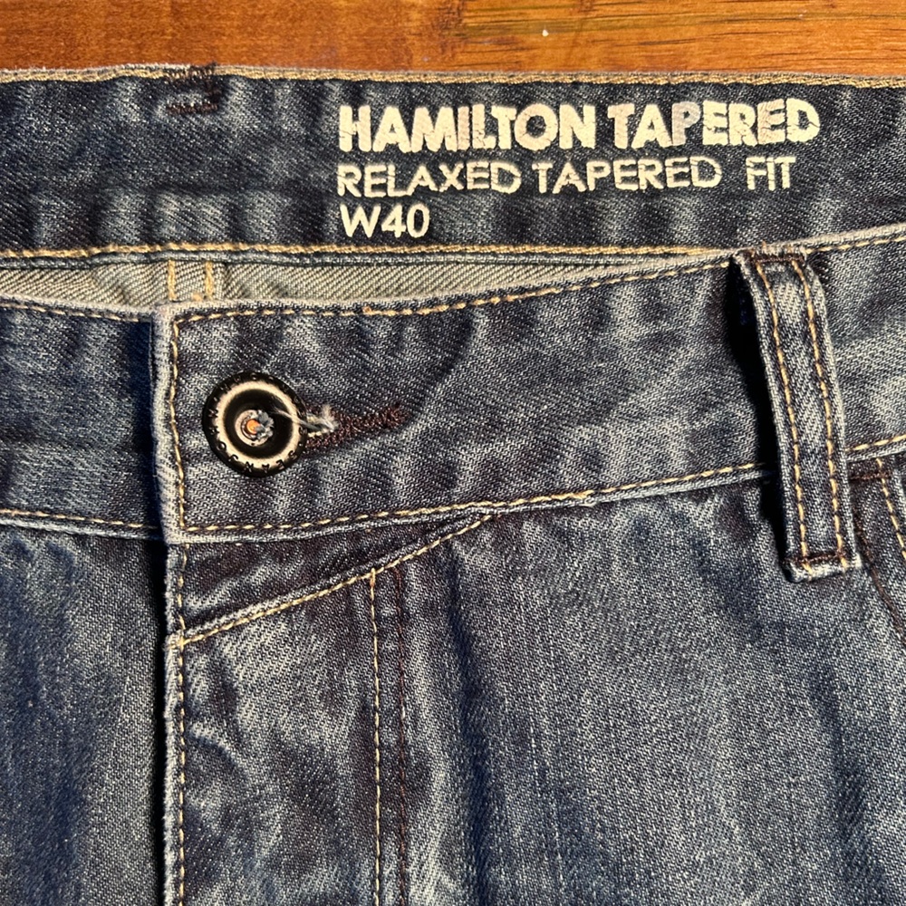 Sean Jean Hamilton Tapered jeans relaxed tapered fit medium dark blue - Picture 10 of 11